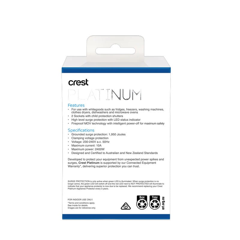 Crest Platinum 2 Socket Adapter PWW14474