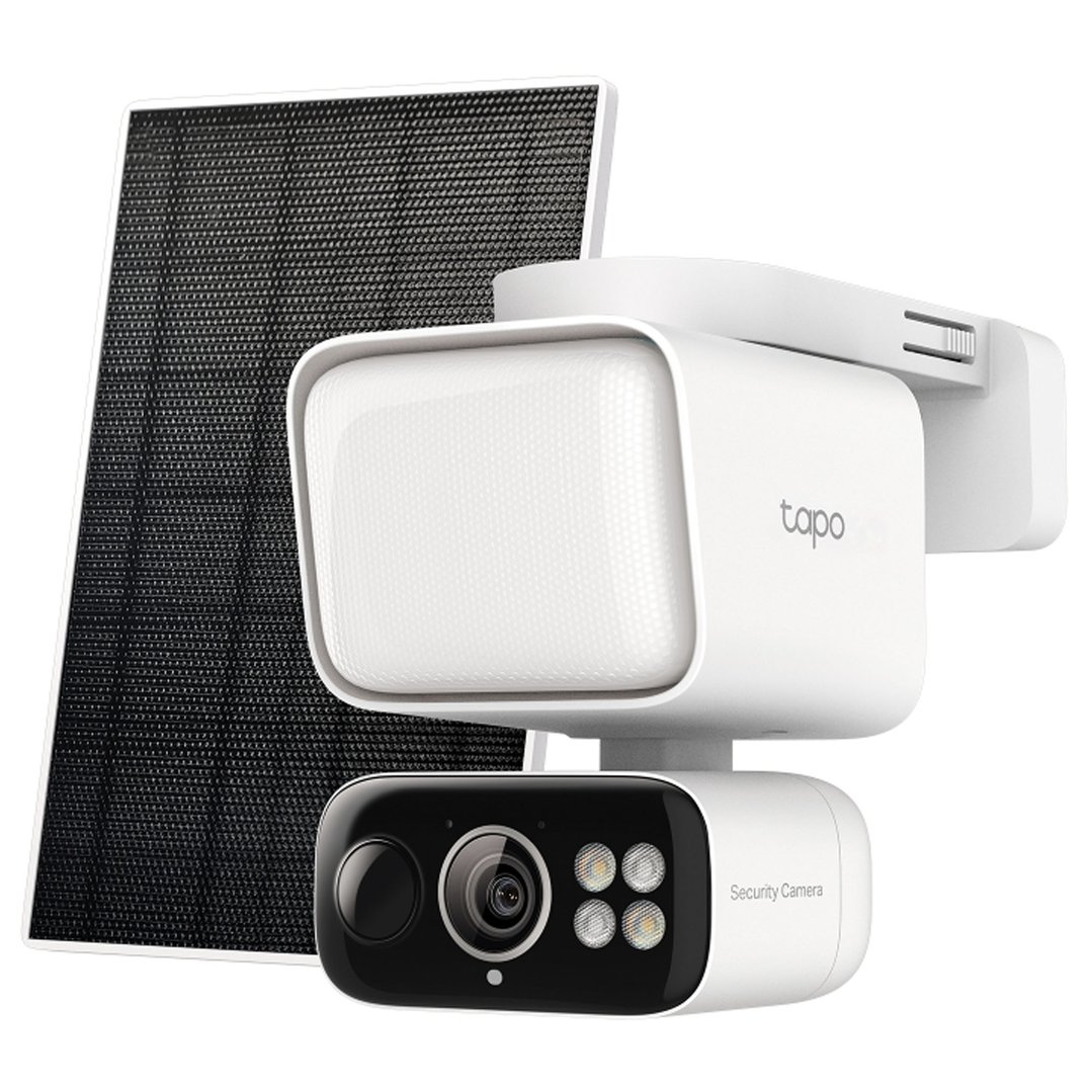 tp-link Tapo 2K Solar-Powered Floodlight Pan/Tilt Security Camera Kit TAPO-C615F-KIT