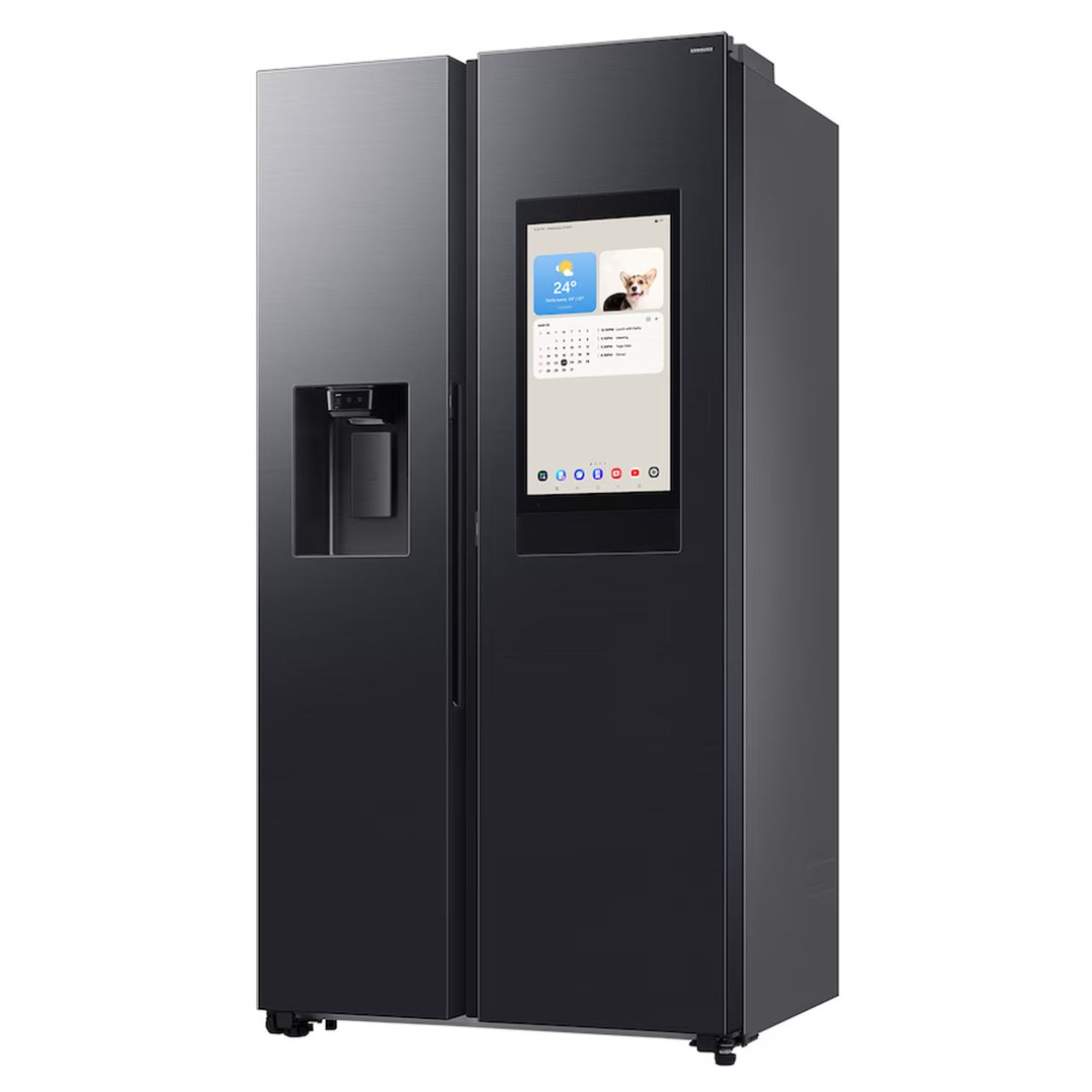 Samsung 615L Side-by-Side Refrigerator Family Hub - Black SRS6800BFH