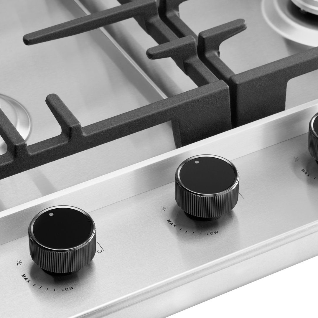 Omega 60cm Gas Cooktop - Stainless Steel. OCG604WX