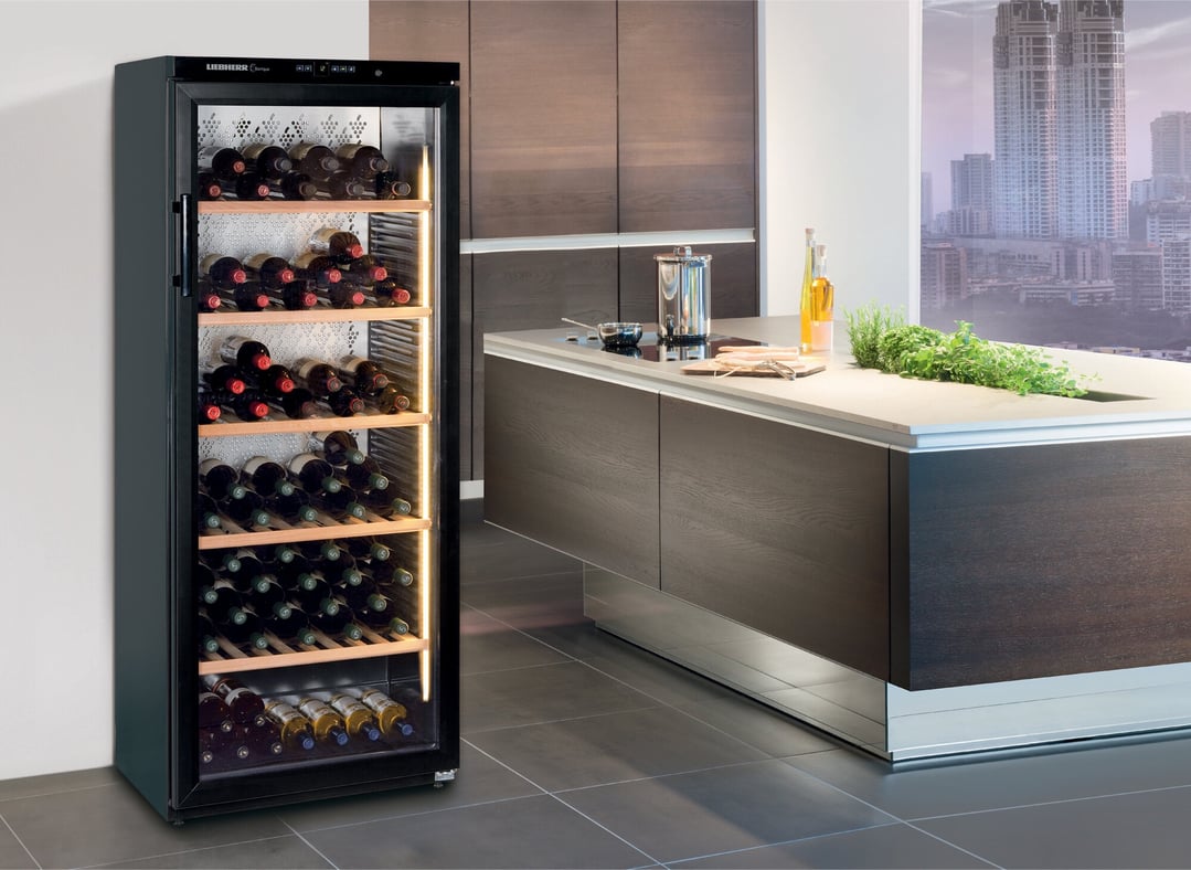 Liebherr 168 Bottle Wine Cabinet - Left Hinged WKB4112LHH