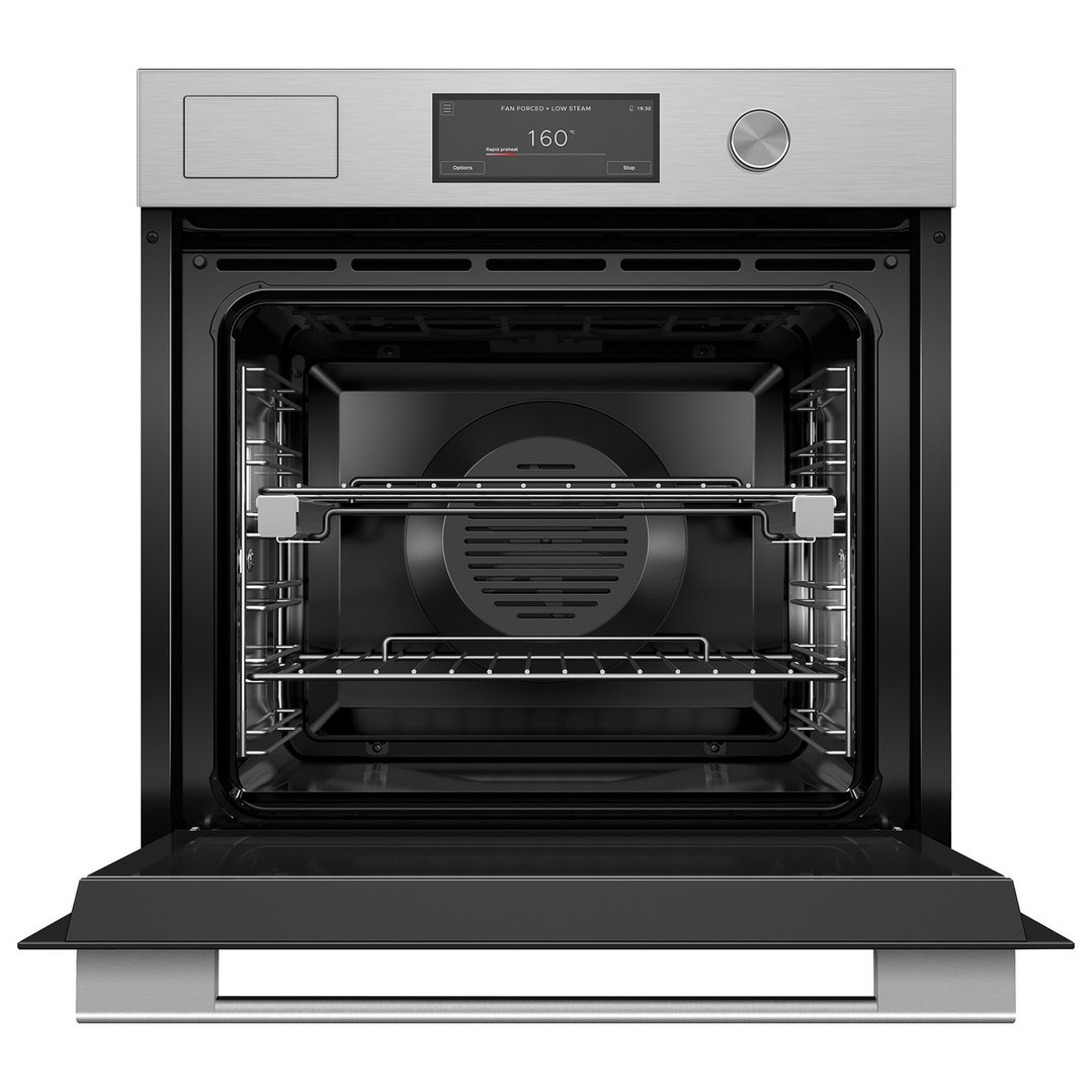 Fisher & Paykel 60cm Contemporary Combi-Steam Oven, Brushed Silver OS60SACVUDX5