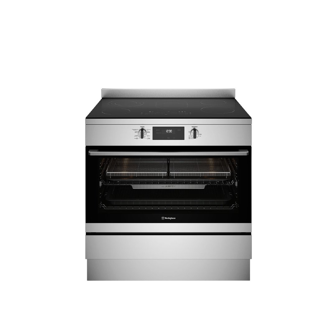 Westinghouse 90cm Electric Freestanding Oven with 5 Air Fry WFE9546SD