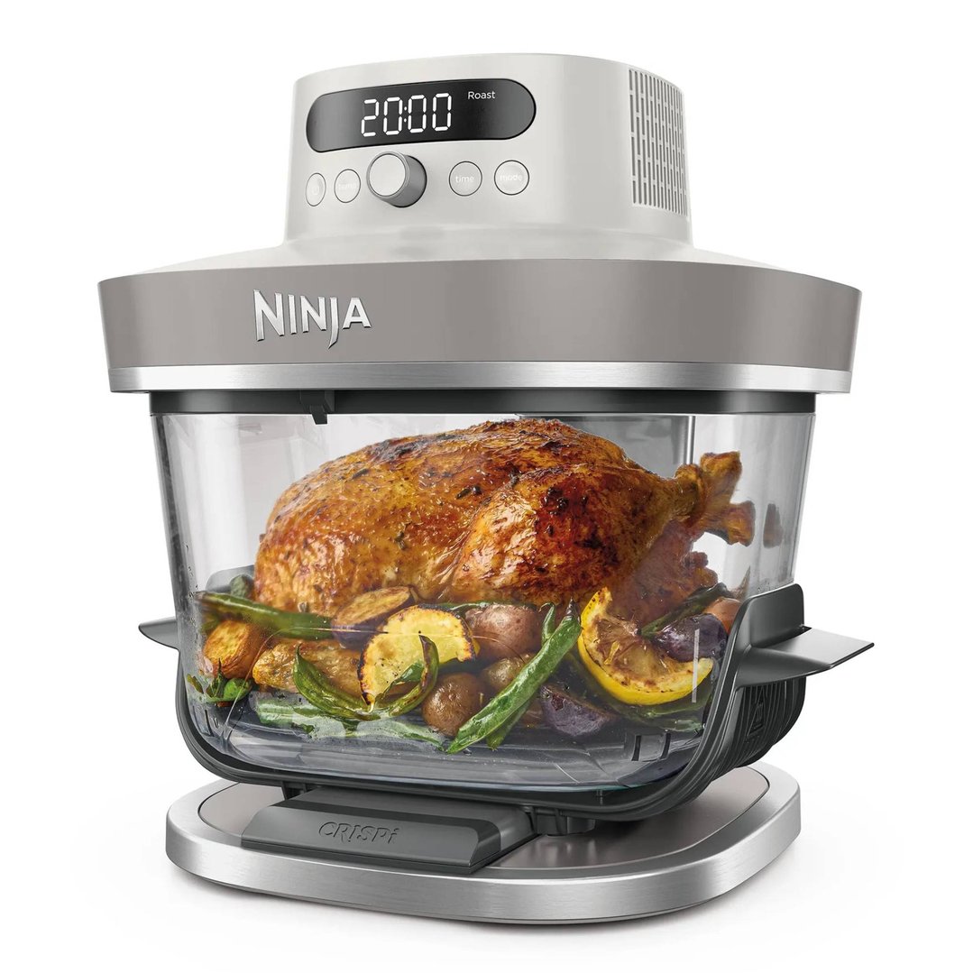 Ninja Crispi Pro 6-in-1 Glass Air Fryer - Stone AS101WH
