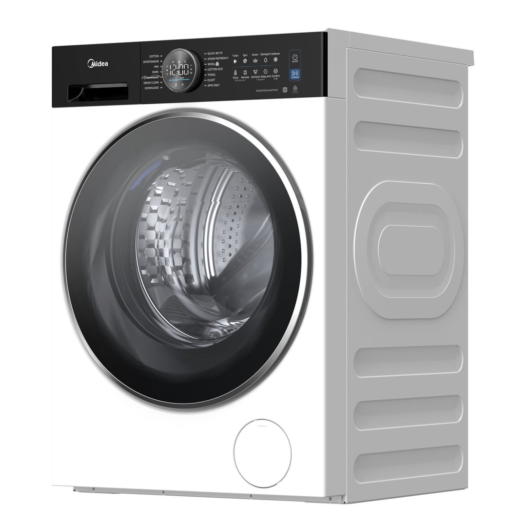 Midea 10kg Front Load Washer - White MF210W100BW