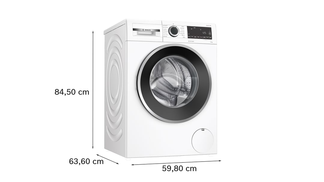 Bosch 10kg Series 6 Front Loader Washing Machine White WGG254Z1AU