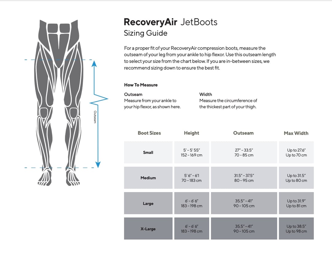 Therabody JetBoots Prime - Ultra-Portable Wireless Compression Boots For Leg Recovery - Regular JB0004131-1A1M