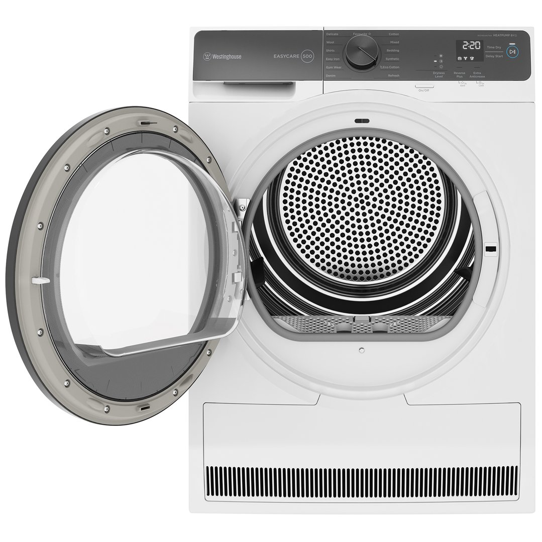 Westinghouse 8kg EasyCare 500 Series Heat Pump Dryer WDH804N7WA
