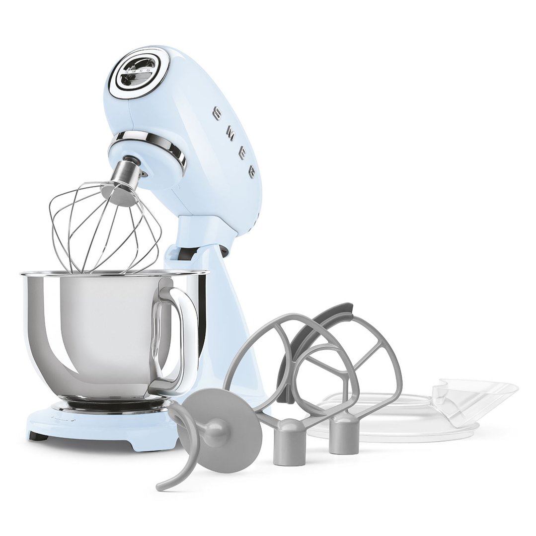 Smeg 50's Style Retro Stand Mixer - Pastel Blue SMF05PBAU