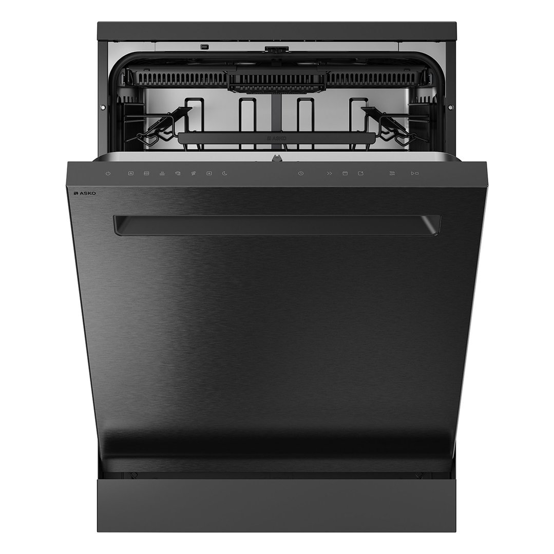 ASKO 60cm 14PL Freestanding Dishwasher Black HDFS143BBSAU