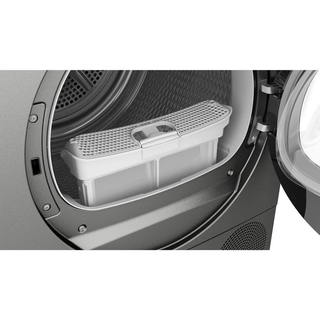 Bosch 8kg Series 6 Grey Heat Pump Dryer WQG235DRAU