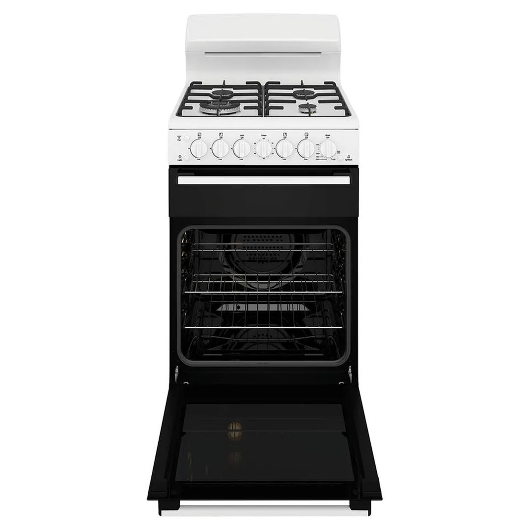 Westinghouse 54cm Freestanding Gas Oven and Gas Cooktop - White WLG512WCH
