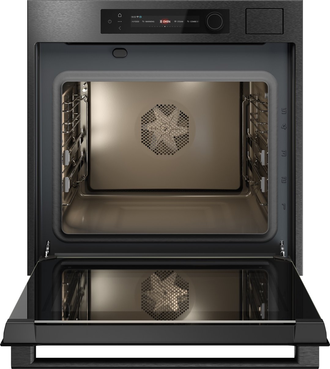ASKO Craft Frame 60cm Combi Steam Oven - Black Steel OCS66BSH-AU