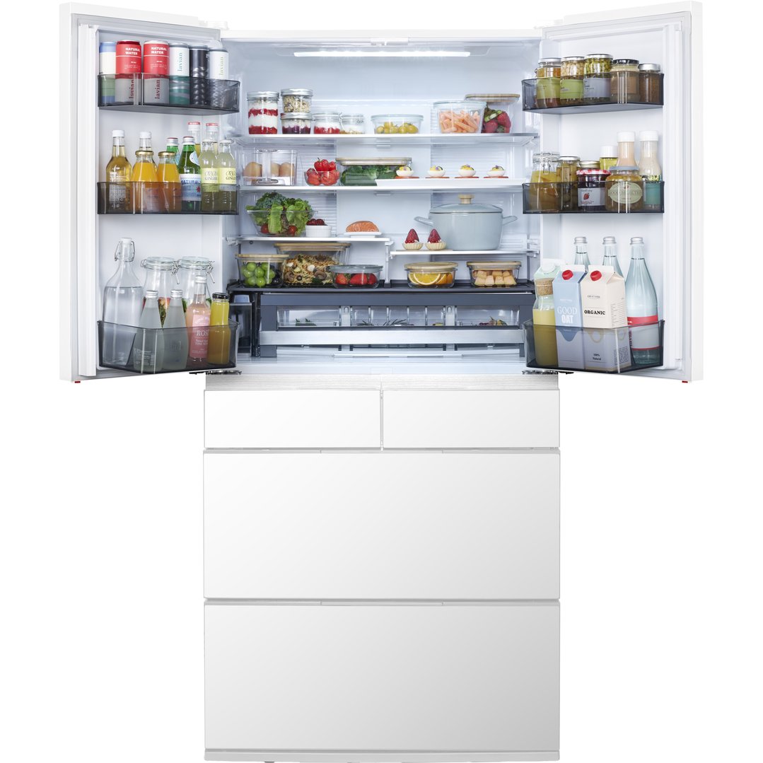 Hitachi 670L Multi Door Fridge - Crystal White R-GW670TAXW