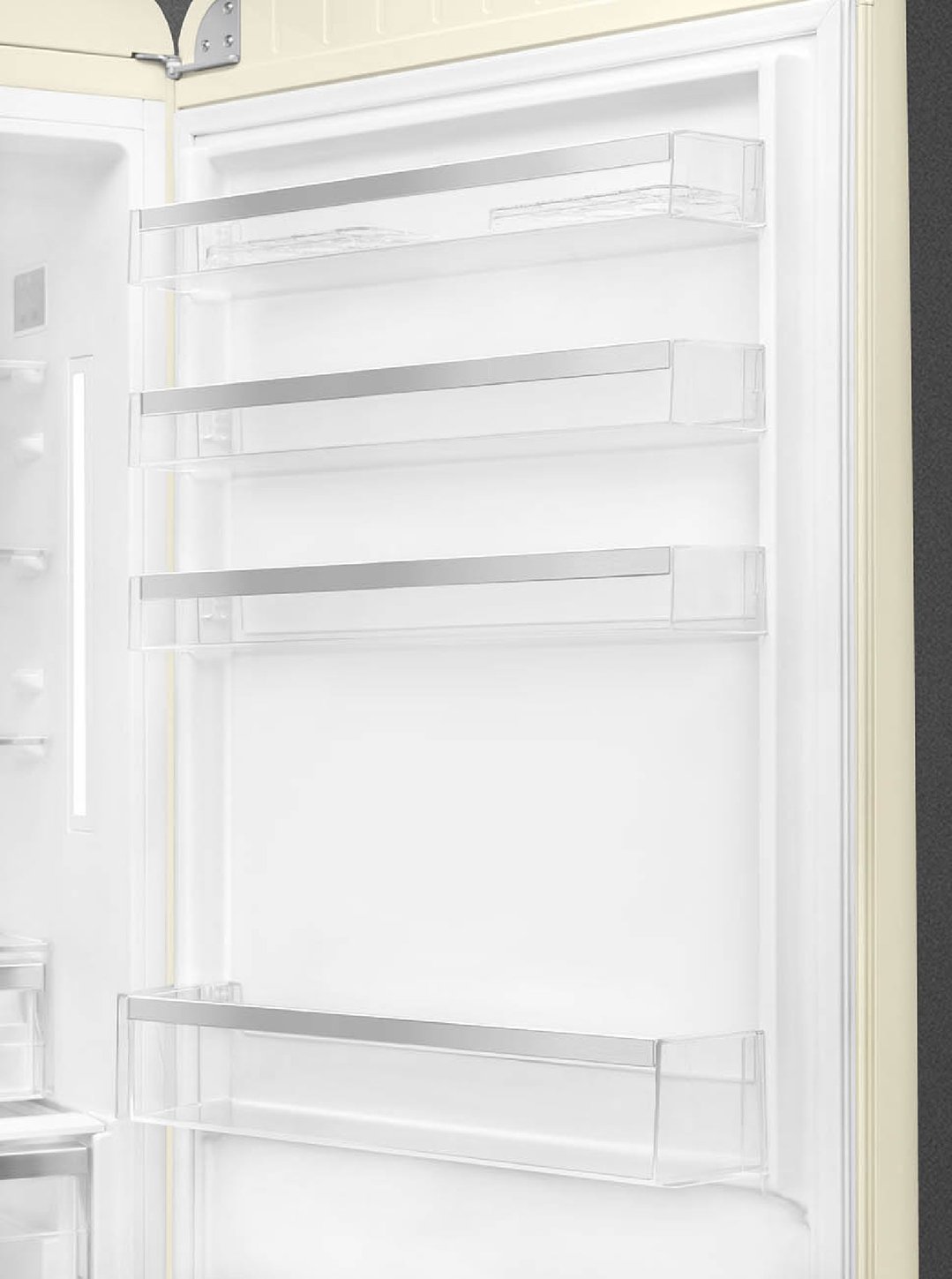 Smeg FAB 38 50’S Style Retro Refrigerator, Right Hand - Cream FAB38RCR5AU