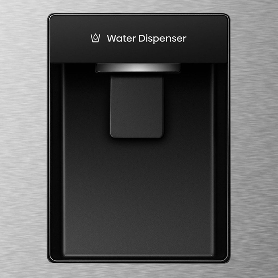 Hisense 649L PureFlat Side by Side Fridge, Silver HRSBS649SW