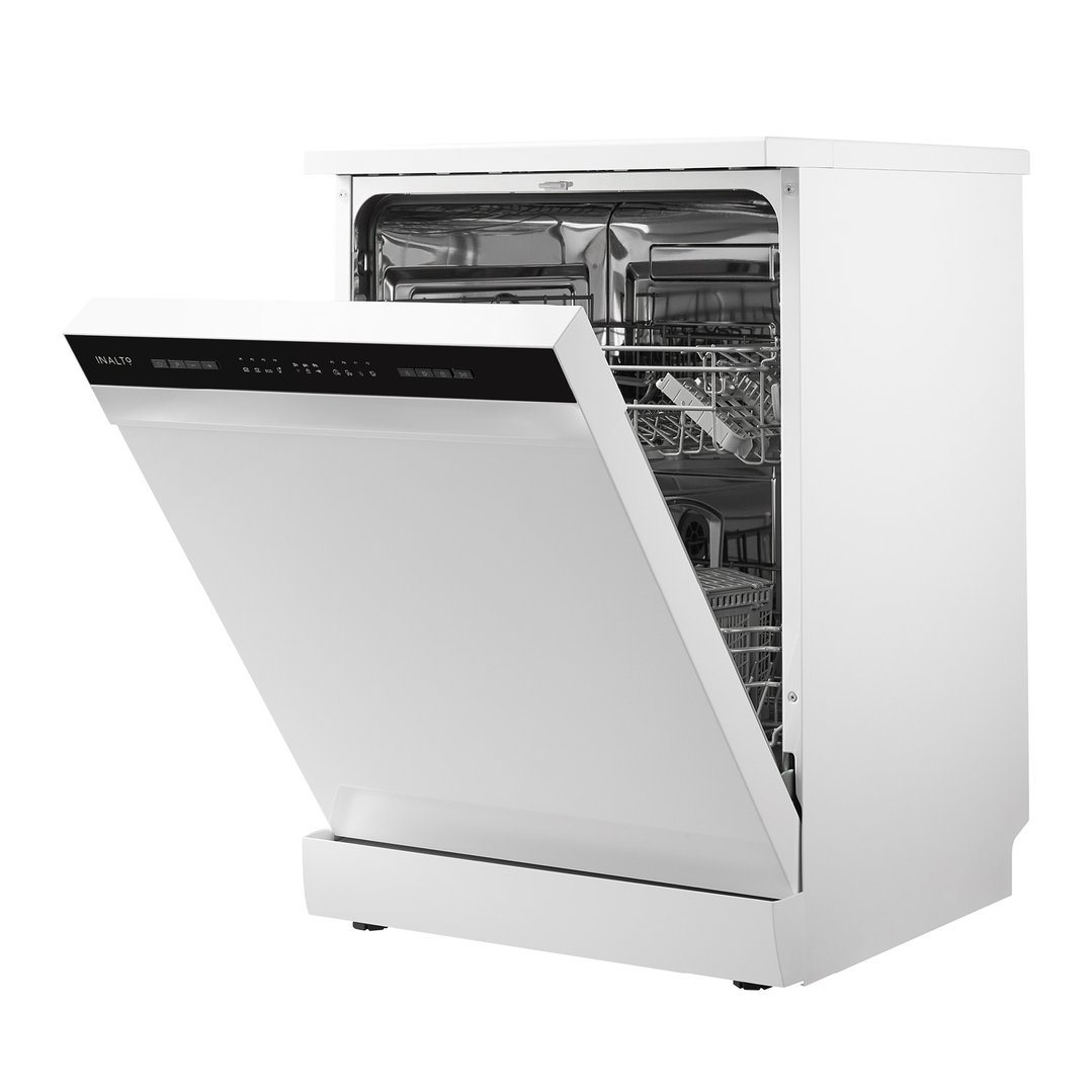 Inalto 14 Place, 60cm Freestanding Dishwasher, White IDW6014W