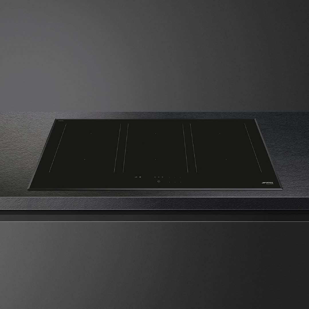 Smeg 90cm Black Induction Hob SAI3964B