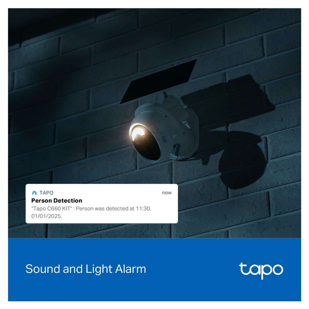 tp-link Solar-Powered Pan/Tilt Security Camera Kit TAPO-C660-KIT