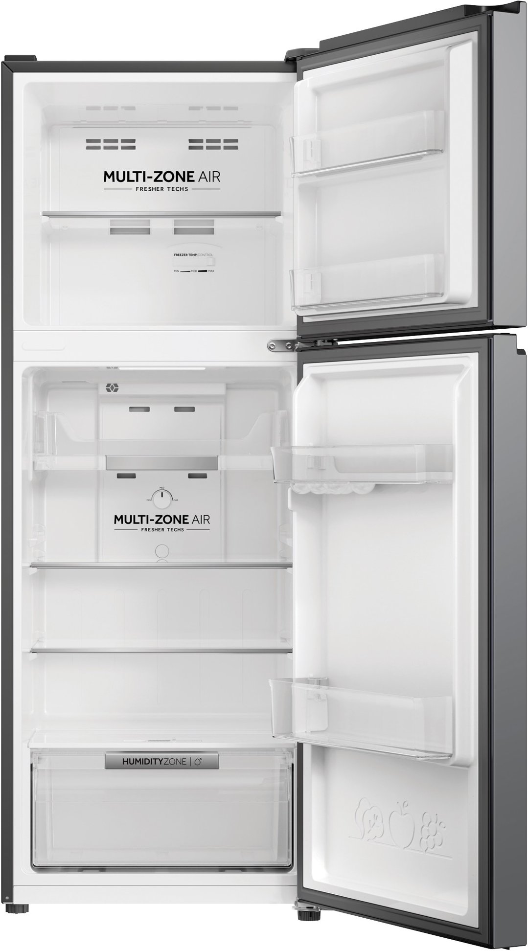Haier 208L 300 Series Refrigerator Satina Top Freezer HRF210TS
