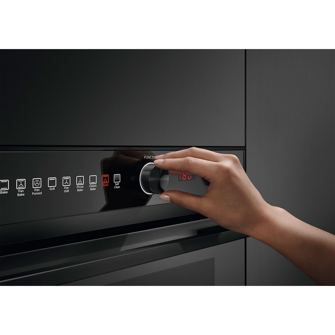 Fisher & Paykel 60cm Series 7 Contemporary Pyrolytic Oven, 9 Function OB60SD9PB1