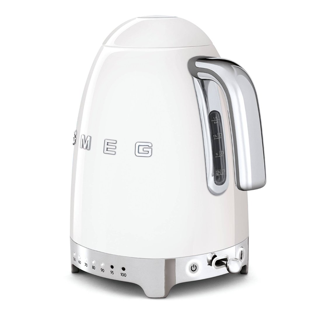 Smeg Retro Style Aesthetic Electric Kettle White KLF04WHAU