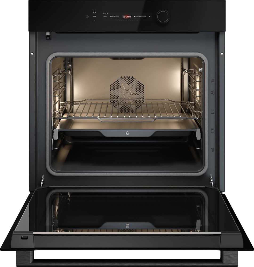ASKO Craft Glass 60cm Pyrolytic Oven - Black Glass OTP56BGH-AU