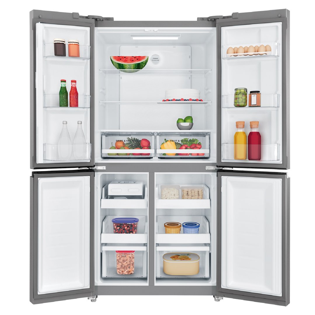 Westinghouse 496L Twist & Serve Icemaker French Door Fridge, Silver WQE4900AA