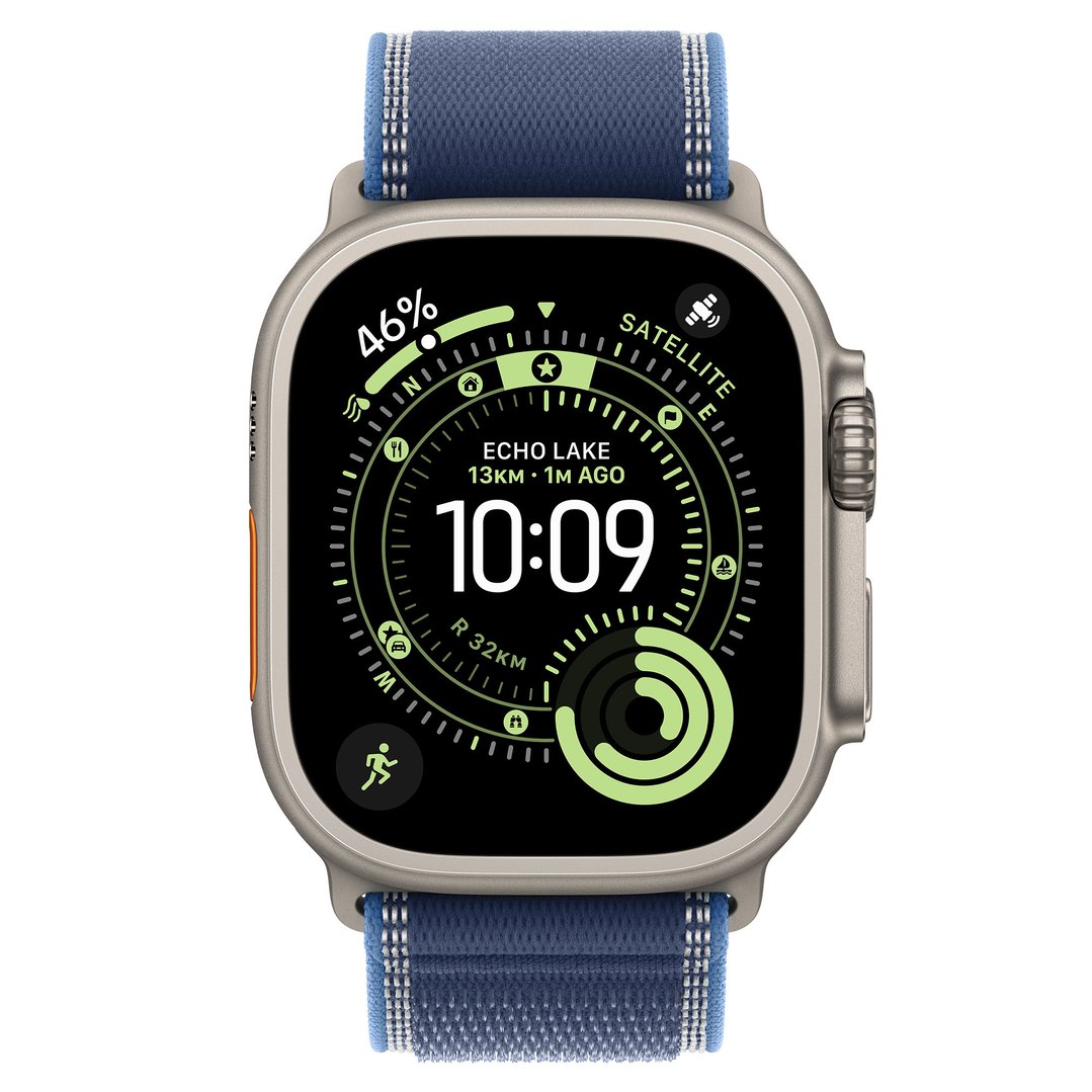 Apple Watch Ultra 3 49mm Natural Titanium Case GPS + Cellular Trail Loop (Small/Medium) MEWR4X/A