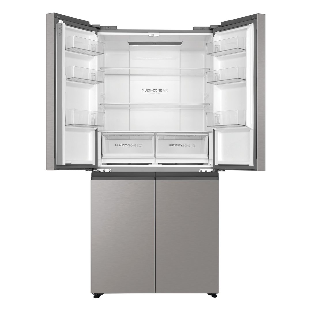 Haier Quad Door Refrigerator Freezer, 83cm, 463L Satina HRF530YS