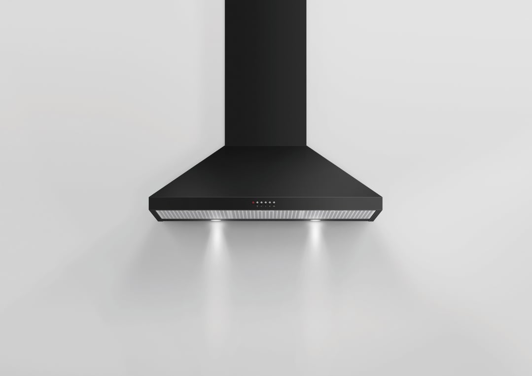 Fisher & Paykel Series 7 Wall Rangehood, 90cm, Pyramid Chimney HC90PCB1