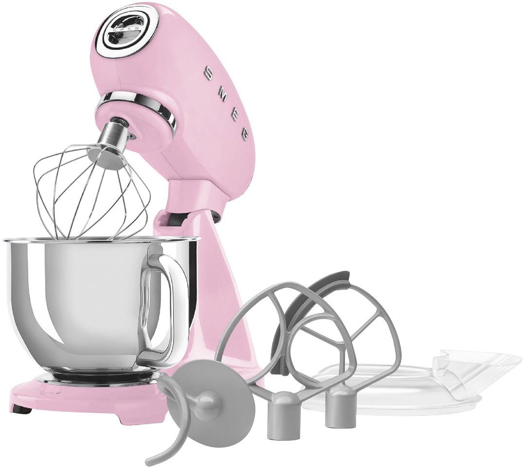 Smeg 50's Style Retro Stand Mixer - Pink SMF05PKAU