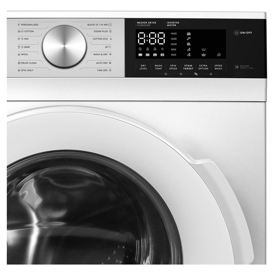 Inalto 8kg/5kg Combi Washer Dryer IFL80D50W