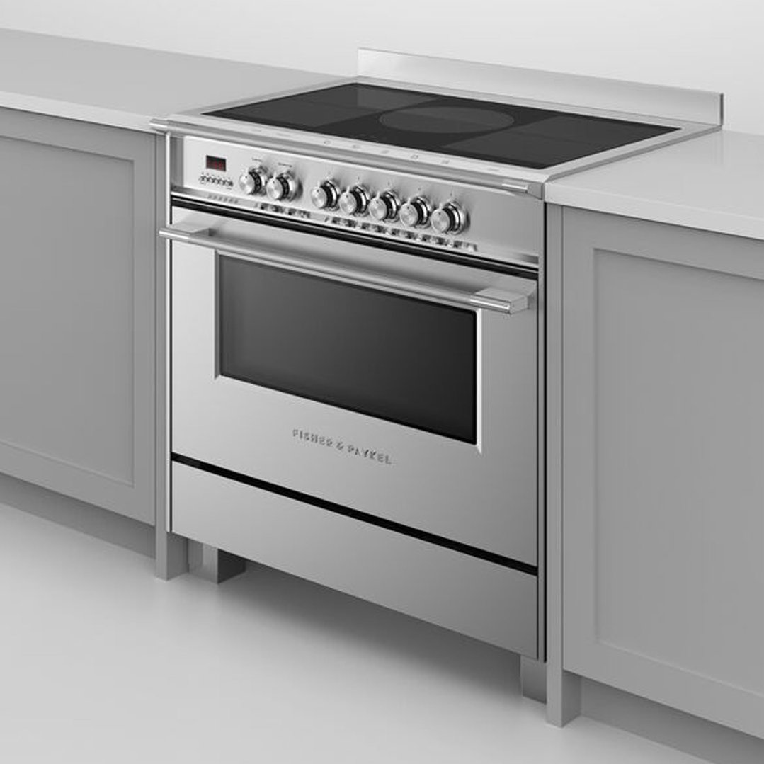 Fisher & Paykel 90cm Series 7 Classic 5 Zone Induction Cooker, 2 SmartZones OR90SCI4X1