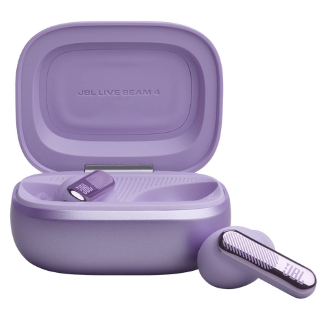 JBL Live Beam 4 True Wireless Noise Cancelling Earbuds - Purple JBLLIVEBEAM4PUR