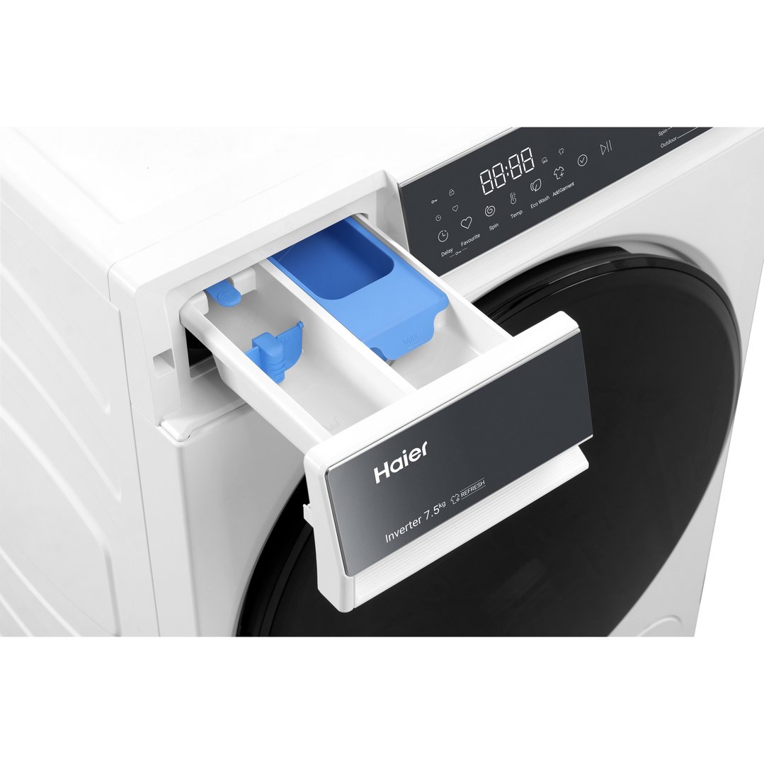 Haier 7.5kg 300 Series Front Load Washing Machine - White HWF75KW1