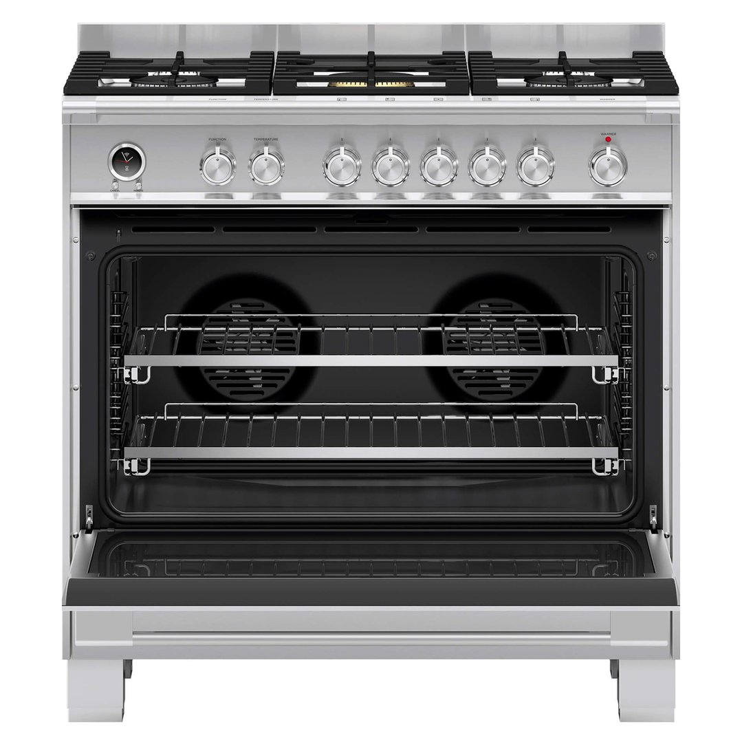 Fisher & Paykel 90cm Series 9 Classic 5 Burner Dual Fuel Pyrolytic Cooker OR90SCG6X1