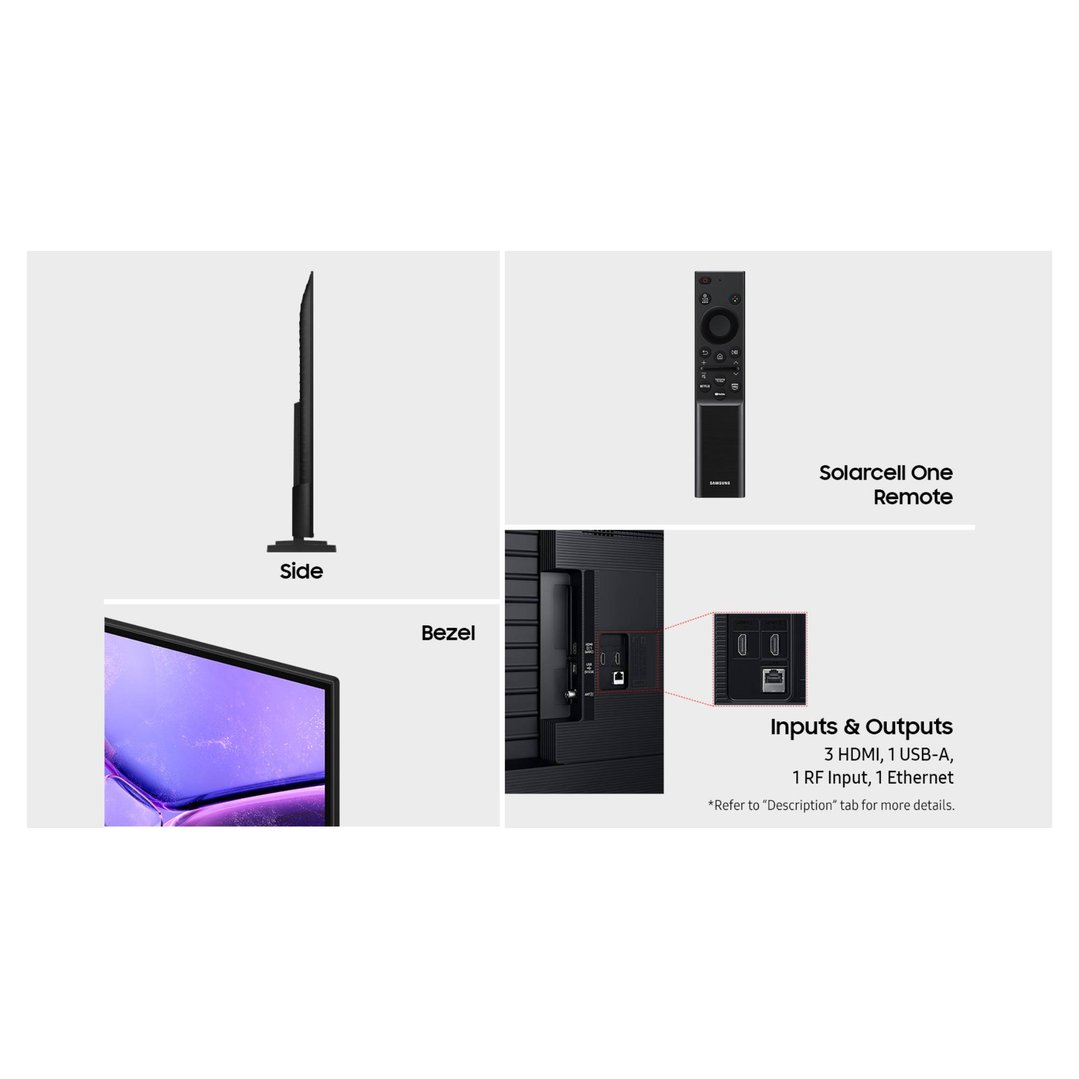 Samsung 55" U8500F Crystal UHD 4K Smart TV 2025 UA55U8500FWXXY