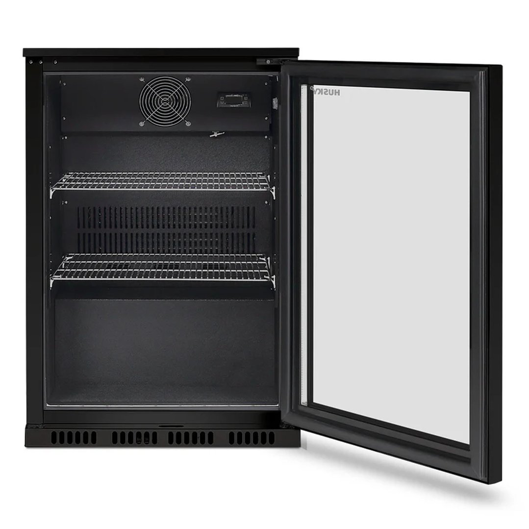 Husky 118L Alfresco Single Door in Black ALFC1BK840ELB