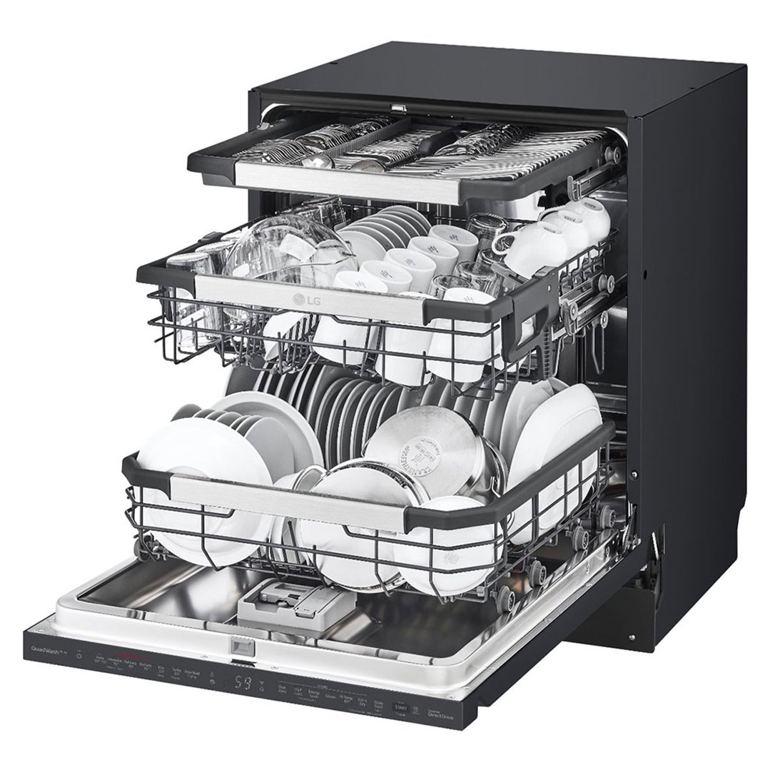 LG 15 Place QuadWash® Built-Under Dishwasher in Matte Black Finish XD3A25UMB