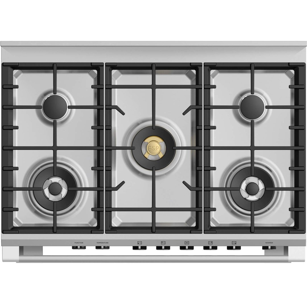 Fisher & Paykel 90cm Series 9 Classic 5 Burner Dual Fuel Pyrolytic Cooker OR90SCG6X1