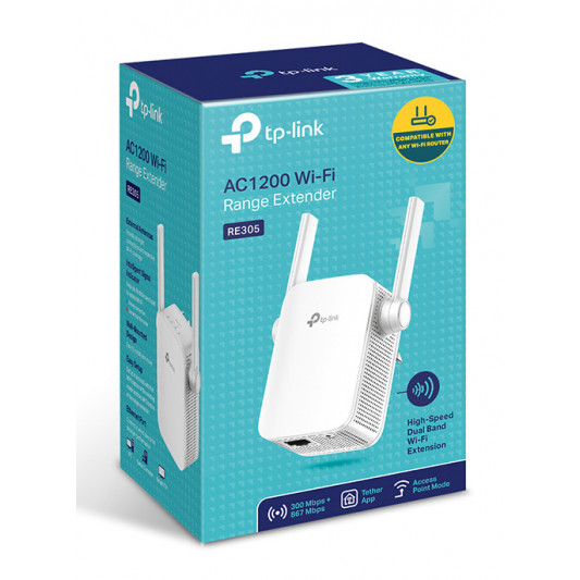 tp-link AC1200 Wi-Fi Range Extender RE305