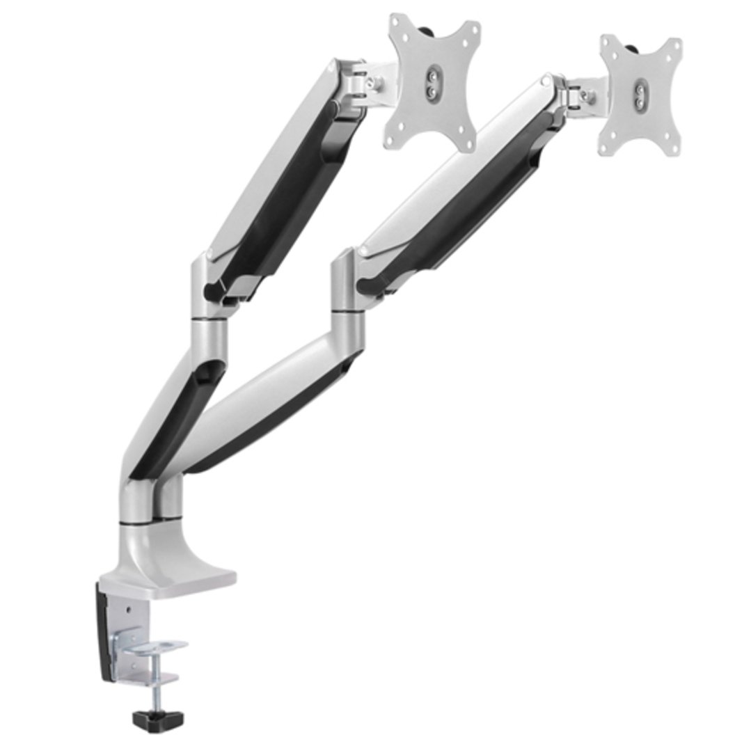 Ergovida Double Arm Gas Spring Monitor Desk Mount EMA10-C24