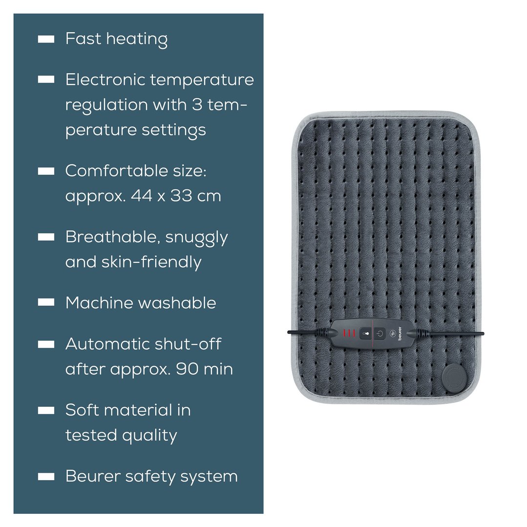 Beurer HKSE Personal Heating Pad Dark Grey HKSE