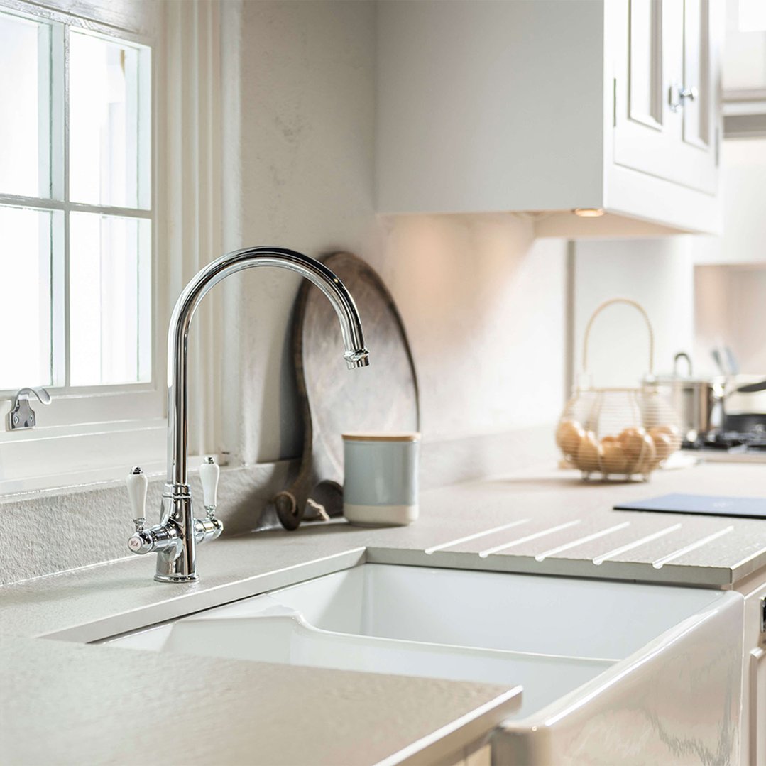 Turner Hastings Ludlow Double Mixer Tap - Chrome LU101DM-CH