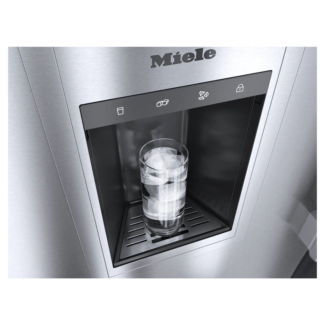 Miele 304L Fully Integrated MasterCool Freezer with Plumbed-In Ice/Water Dispenser F2671VI