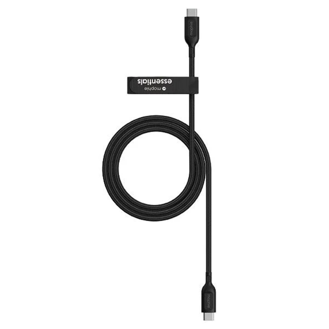 Mophie 2M Essential USB-C to USB-C Fast Charging Cable - Black. 409912237