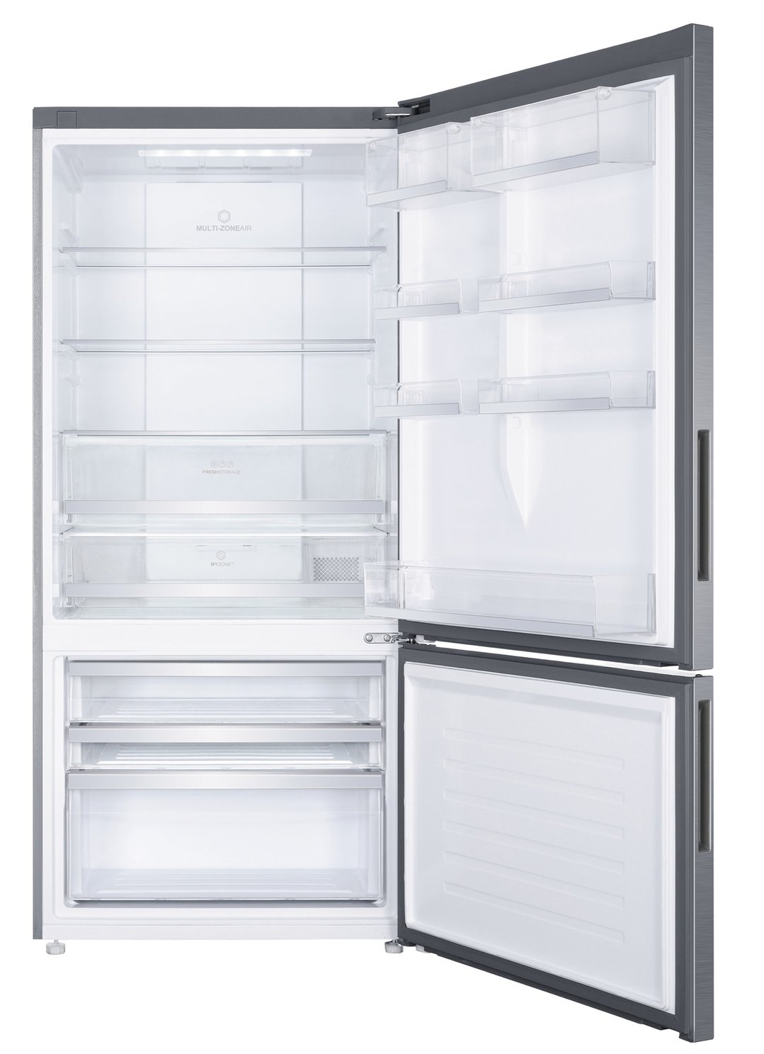 Haier 493L Bottom Mount Refrigerator, Satina HRF520BS