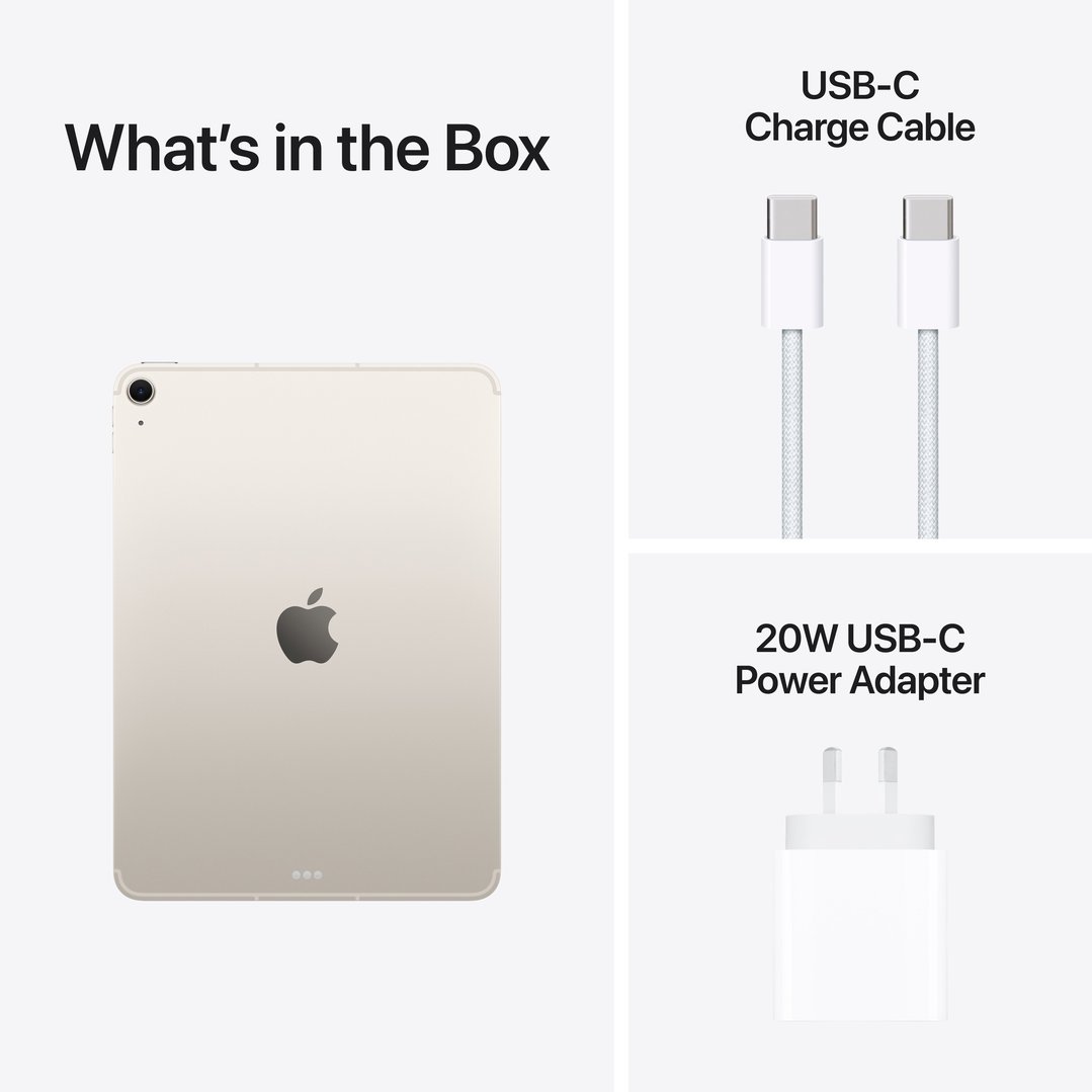 Apple iPad Air 11" M4 Wi-Fi + Cellular 512GB Starlight MH7K4X/A