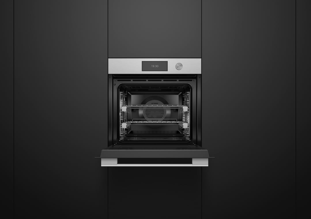 Fisher & Paykel 60cm Contemporary Combi-Steam Oven, Brushed Silver OS60SACHUDX5
